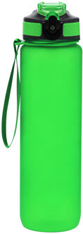 Bellatio Design Waterfles/drinkfles sport bidon Olympic Dream - groen - 1000 ml - kunststof - schroefdop