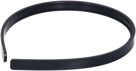 Bellatio Design Zwarte dames diadeem 1 cm breed