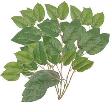 Bellatio Flowers & Plants 8x stuks kunstplant takken appelblad 77 cm