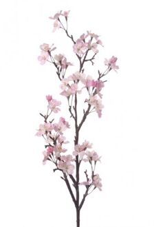 Bellatio Flowers & Plants Kunst appelbloesem roze 104 cm - Kunstbloemen