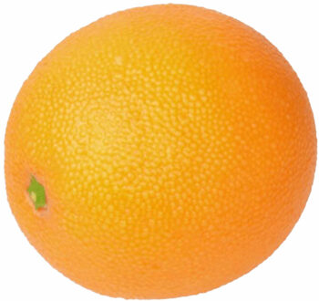 Bellatio Flowers & Plants Kunst sinaasappel - 8 cm - verzwaard - nepfruit - realistische decoratie Oranje