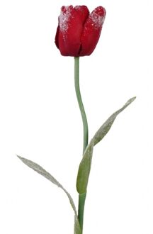 Bellatio Flowers & Plants Kunst tulpen rood 65 cm