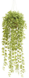 Bellatio Flowers & Plants Kunstplant Hedera Klimop - 50 cm - Hangende Pot - Klimplant