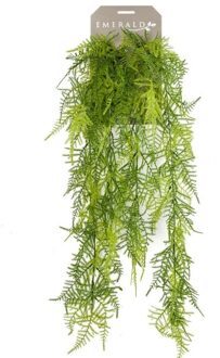 Bellatio Flowers & Plants Namaak Kantvaren plant kunstplant tak groen 80 cm