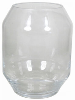 Bellatio Flowers & Plants Ronde vaas helder glas 25 cm