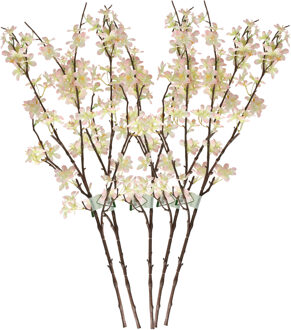 Bellatio Flowers & Plants Set van 10x stuks appelbloesems takken van 84 cm - kunstbloemen/kunstplanten/decoratie takken