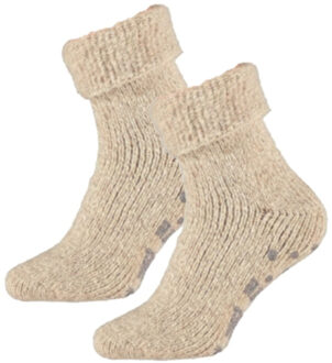 Bellatio - Sokken - Heren - Maat 43 - 46 - Beige