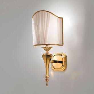 Belle Epoque - stijlvolle wandlamp in goud wit, glanzend goud