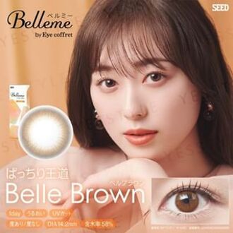 Belleme by Eye Coffret 1 Day Color Lens Belle Brown P-3.75 (10 pcs)