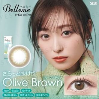 Belleme by Eye Coffret 1 Day Color Lens Olive Brown P-2.00 (30 pcs)