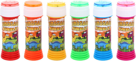 Bellenblaas - 10x - dinosaurus - 50 ml - voor kinderen - uitdeel cadeau/kinderfeestje - Bellenblaas