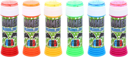 Bellenblaas - 10x - gamer - 50 ml - voor kinderen - uitdeel cadeau/kinderfeestje - Bellenblaas