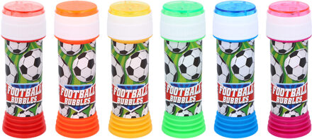 Bellenblaas - 10x - voetbal - 50 ml - voor kinderen - uitdeel cadeau/kinderfeestje