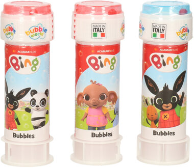 Bellenblaas - 3x - Konijn Bing - 50 ml - voor kinderen - uitdeel cadeau/kinderfeestje
