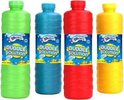 Bellenblaas navulling - 2x - 1 liter - vloeistof - vulling bellenblazen - fles