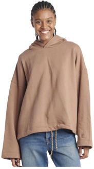 Bellerose Bruine Sweatshirt met Koord Bellerose , Brown , Dames - XS