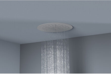 Bellezza Bagno Hoofddouche Belleza Bagno ClipOn Inbouw Regendouche Rond 34 cm Mat Wit Bellezza Bagno