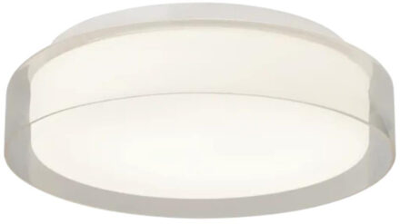 Bellezza Bagno Plafond/Wandlamp Bellezza Bagno Bart IP44 3000 Kelvin 40x10,5 cm SMD LED Mat Wit Glas/Helder Glas Bellezza Bagno