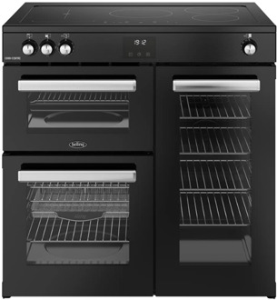 Belling COOKCENTRE 90Ei BLK, Zwart