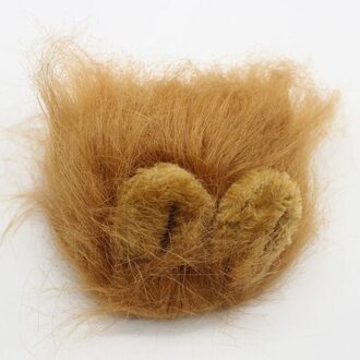 Belmil Grappige Leuke Huisdier Kat Kostuum Lion Mane Pruik Cap Voor Kat Hond Halloween Kerst Kleding Fancy Dress Met Oren huisdier Kleding 03