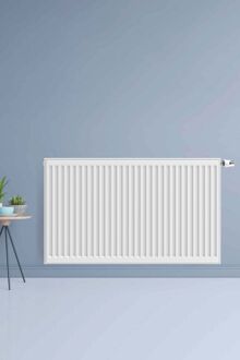 Belrad Paneelradiator Met 8 Aansluitingen TYPE 22 600x1200mm 2078 Watt Wit