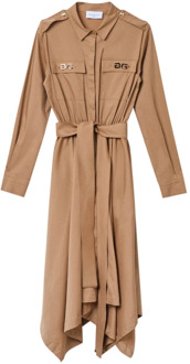 Belted Coats Gaëlle Paris , Brown , Dames - M,S,Xs