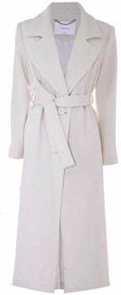 Belted Coats Kocca , White , Dames - Xl,L,M,S,Xs