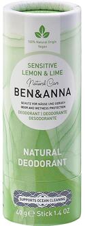 Ben & Anna Deodorant Sensitive - Lemon & Lime
