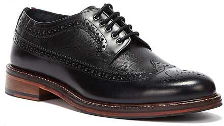 Ben Sherman Archie Brogue herenschoenen zwart - EU 44.5 / UK 10