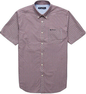 Ben Sherman geruit heren rood Oxford overhemd