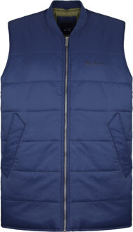 Ben Sherman Gewatteerd Heren Navy Gilet Donker Marine - 2XL