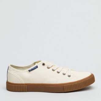 Ben Sherman Heren Ben Sherman Canvey Trainers in Off White Gebroken wit - EU 43 / UK 9