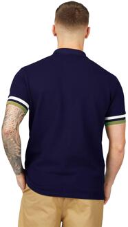 Ben Sherman Heren Gestructureerd Polo Shirt Navy