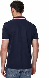 Ben Sherman heren poloshirt met stippen - maat M Navy