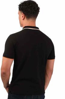 Ben Sherman heren poloshirt met stippen Zwart