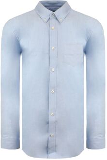 Ben Sherman Heren Sky Oxford Overhemd Lichtblauw