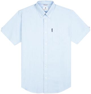 Ben Sherman Heren SS Overhemd 5059508251631 Blauw
