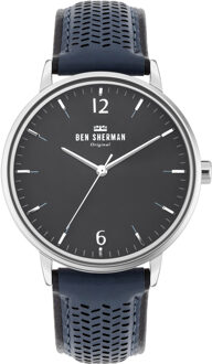 Ben Sherman Herenhorloge Kwarts Grijs - maat Navy