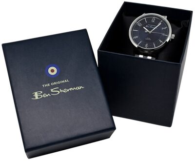 Ben Sherman Herenhorloge Kwarts Zilver - maat