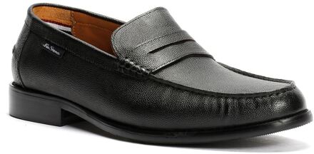 Ben Sherman Hester Leren Zwarte Mannelijke Instappers - EU 44.5 / UK 10