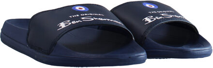 Ben Sherman Jay Heren Navy Sliders Blauw