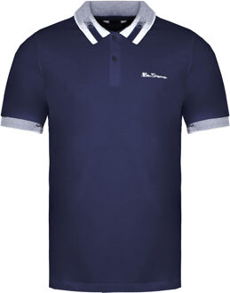 Ben Sherman Kraag Rente Heren Navy Polo Shirt - maat M