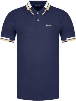 Ben Sherman Kraag Rente Heren Navy Polo Shirt