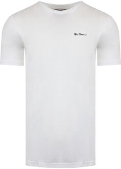 Ben Sherman Logo Heren Wit T-Shirt