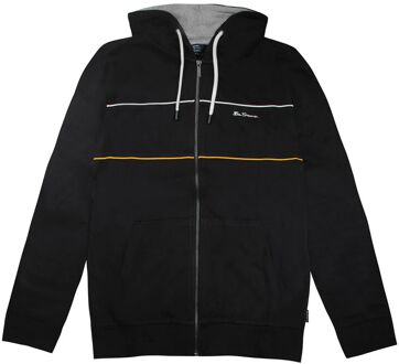 Ben Sherman Logo Heren Zwart Track Jacket - maat M