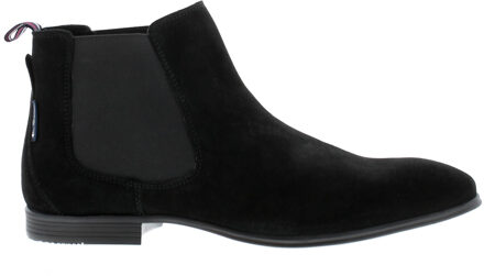 Ben Sherman Lombard leder Heren Smart Boots Zwart