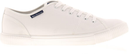 Ben Sherman Men's Ben Sherman Canvey Trainers in White - maat EU 42 / UK 8 Wit