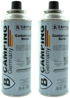 Ben Tools 2x stuks butaan gasflessen gasvulling 227 gram