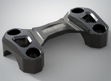 Benali 502C stuur inbouwen onderdelen TRK502 diameter verandering handvat 28 grip stuur hoofd transfer code zwart