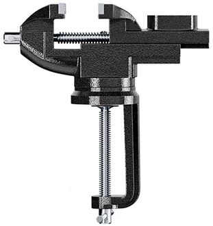 Bench Clamp Mini Vise Grip Clamp-On Bankschroef Met 360 Graden Draaivoet Voor Houtbewerking Leiding Boren Verstelbare Mini vise